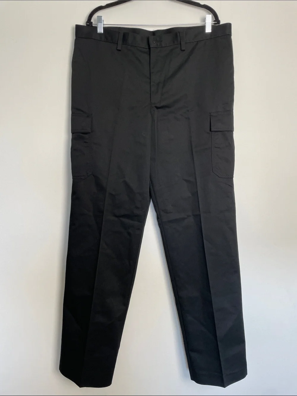 Edwards Men's 38/36 Black Cargo Utility Flat Front Workwear Straight Fit Pants